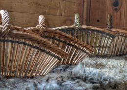 Skovstuen Pil, Basketmaker Silja Levin, frame basket, rammeverkskurv